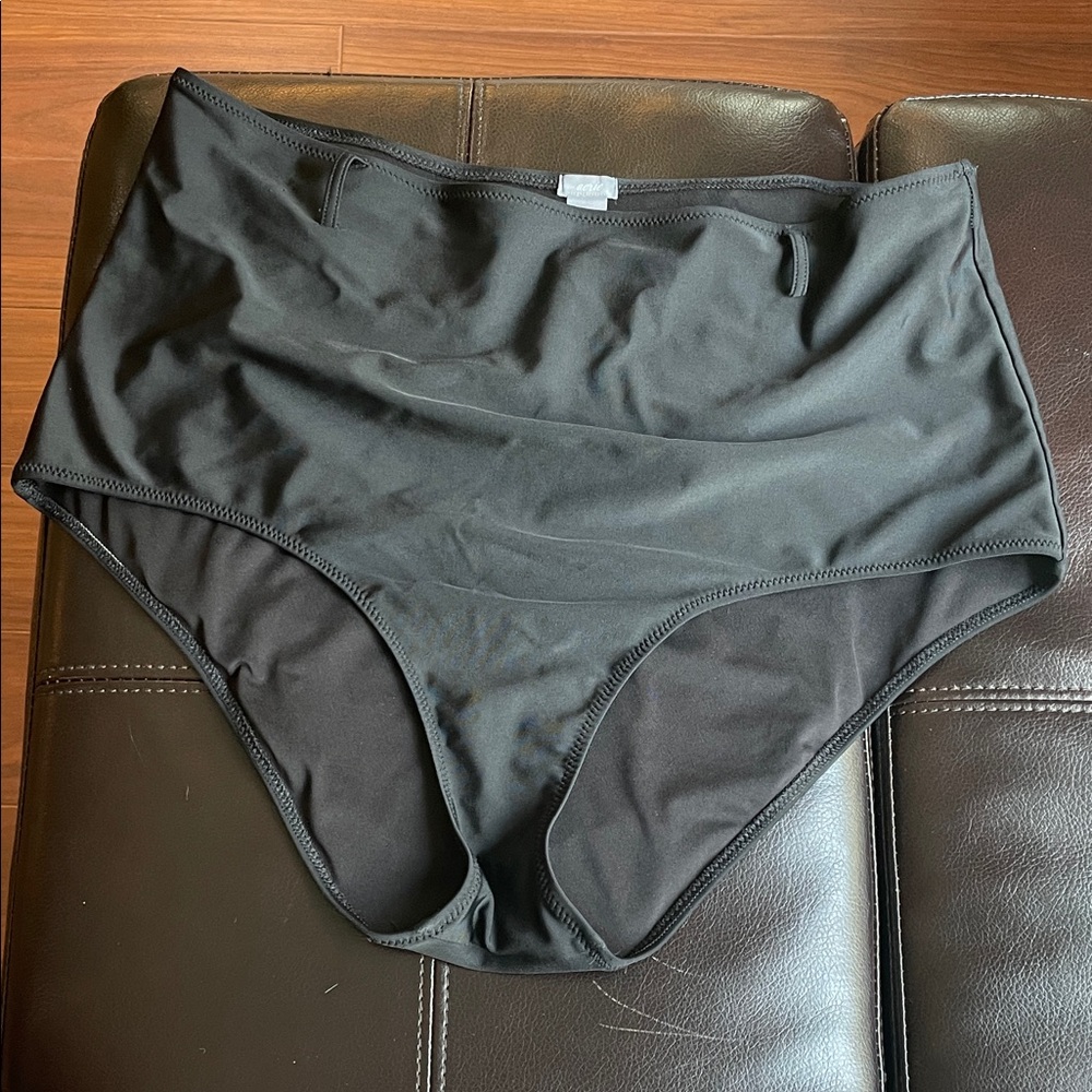 Aerie High-Waisted Black swimsuit bottom XL